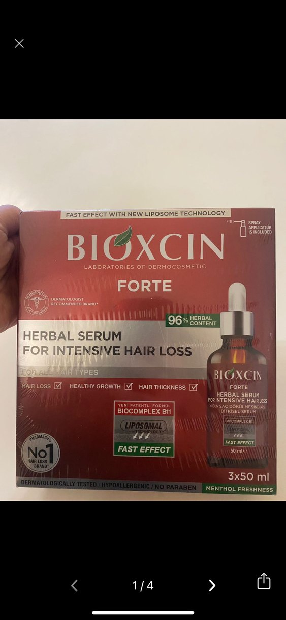 Bioxcin Forte Saç Dökülmesine Karşı Etkisel Serum 3x50ml - Görsel 3