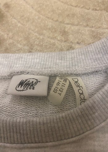 Gri Kız Sweatshirt ve Eşofman Takımı - Görsel 8