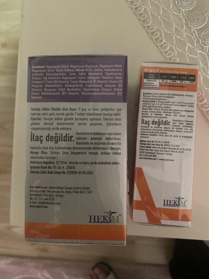 Argivit Magnizinmore Magnezyum ve B12 Takviyesi - Görsel 4