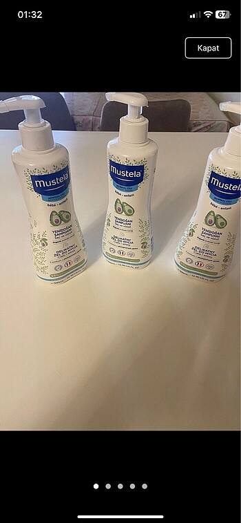 Mustela bebek şampuan