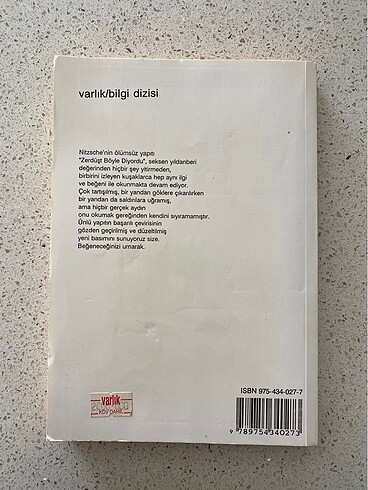  Zerdüşt Böyle Diyordu - Nietzsche