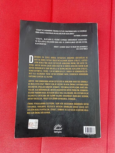  Eşitsizliğin bedeli - Joseph E. Stiglitz