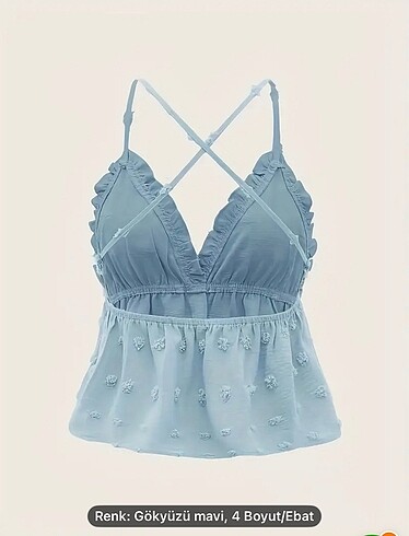 Sheinside Sırtı açık bluz