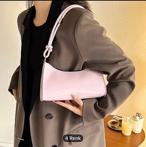 Sheinside Pembe kol çantası