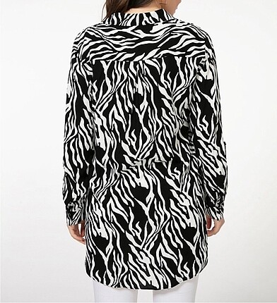 l Beden Zebra desen gömlek