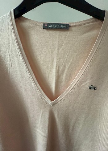 Lacoste V Yaka Kadın Kazak - Görsel 2