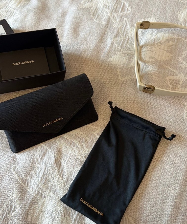 Beyaz 54 beden dolce gabbana Kadın Güneş Gözlüğü - Görsel 4