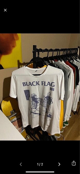 black flag tişört