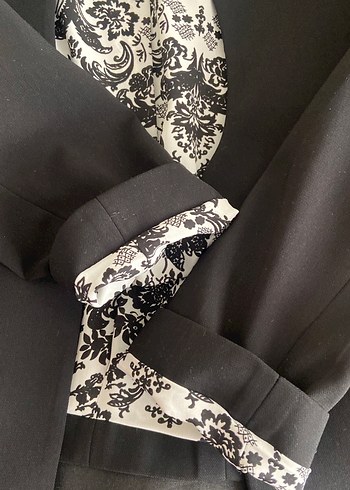 Kadın Siyah Modern Klasik Blazer Ceket - Görsel 3