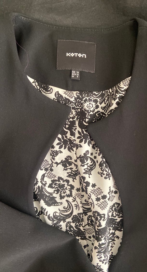 Kadın Siyah Modern Klasik Blazer Ceket - Görsel 2