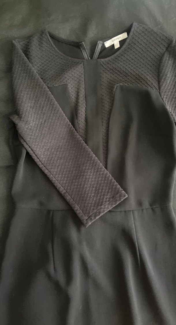 Siyah Midi Kadın Elbise - Görsel 2