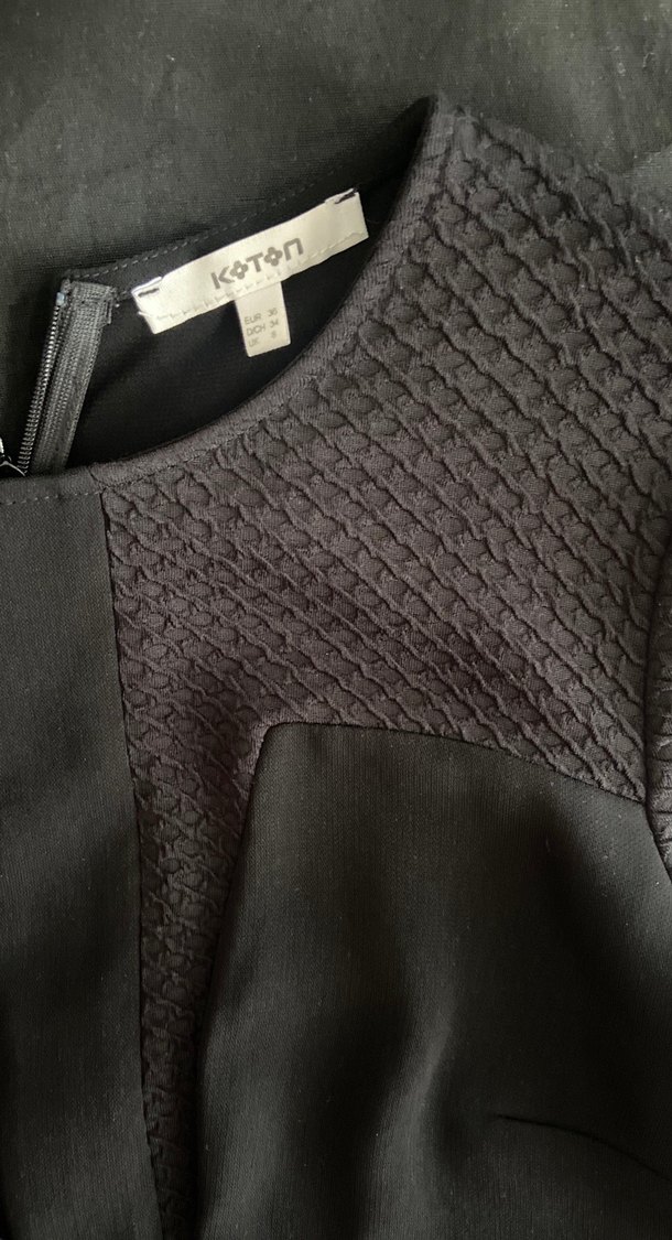 Siyah Midi Kadın Elbise - Görsel 3