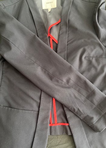 Lacivert blazer - Görsel 2