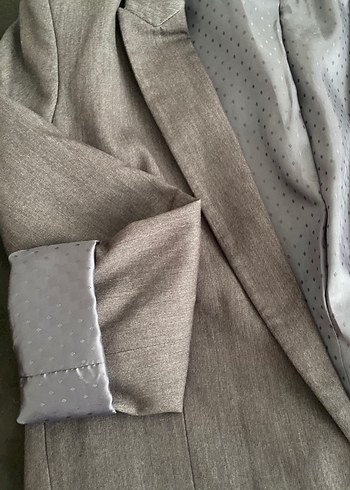 Gri Blazer Ceket - Görsel 3