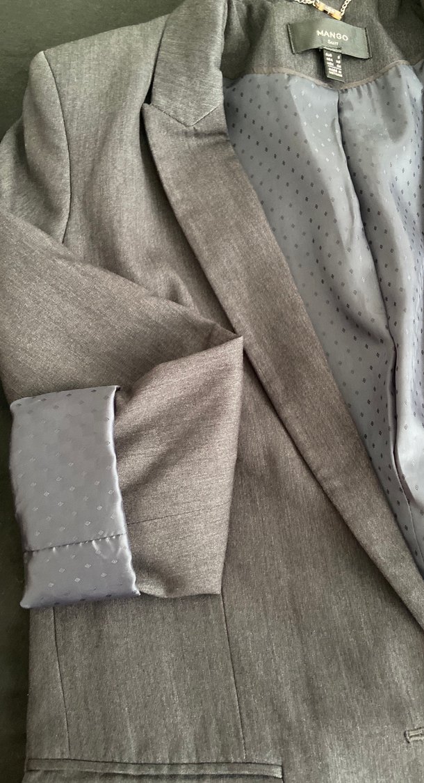 Gri Blazer Ceket - Görsel 3