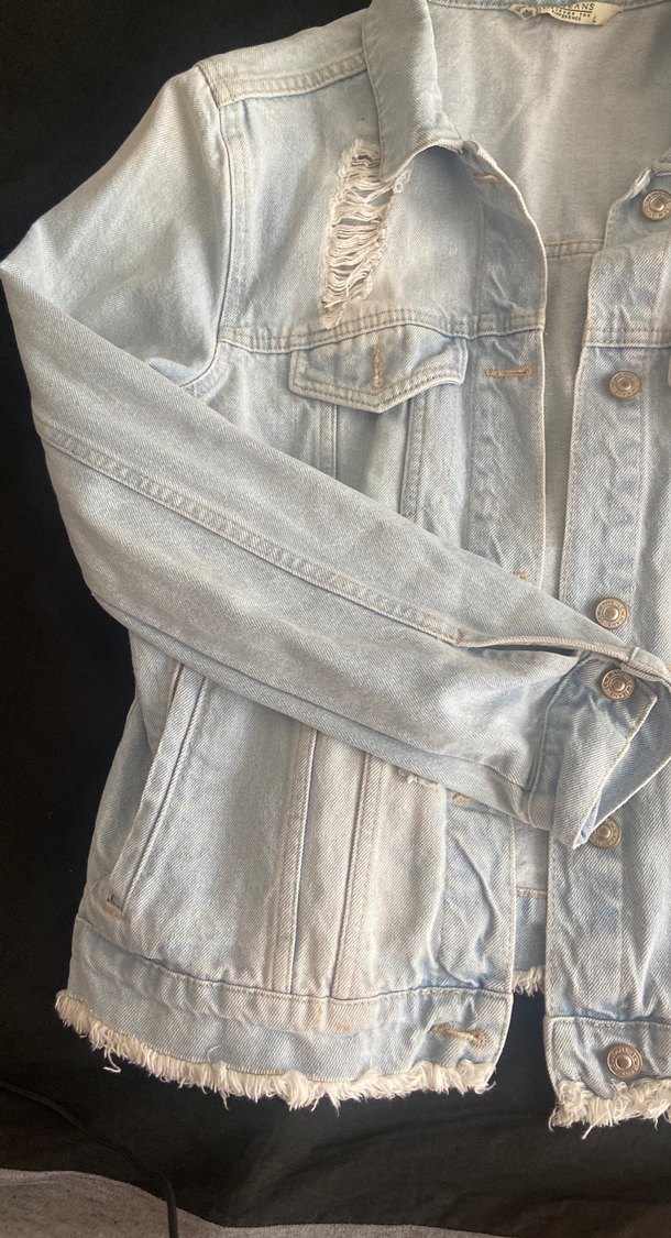 Kadın kot ceket - Görsel 2