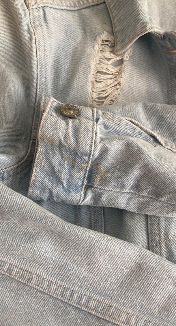 Kadın kot ceket - Görsel 5