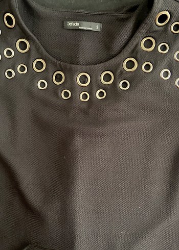 Siyah Midi Elbise - Görsel 4