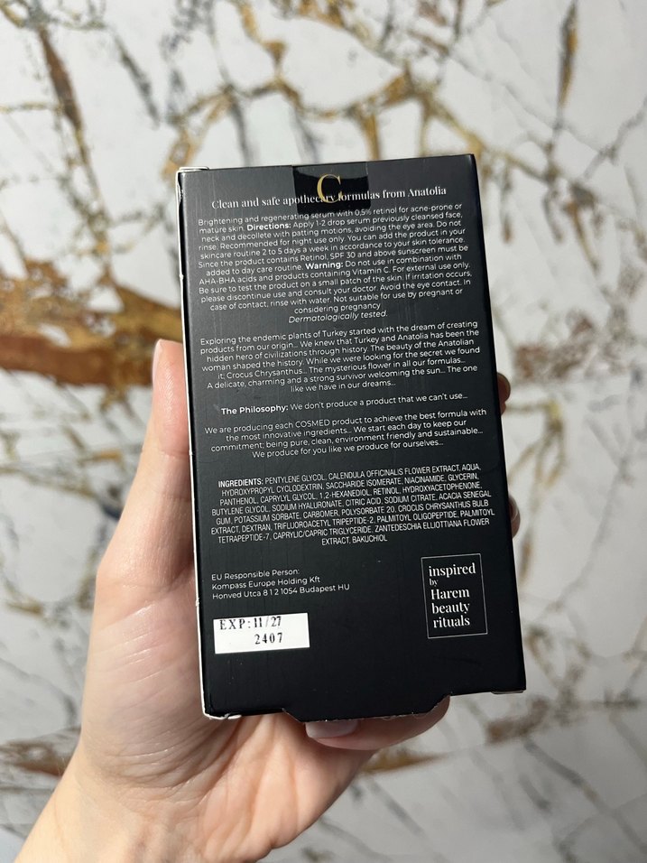 COSMED SKINOLOGIST %0,5 Retinol Serum - Görsel 2