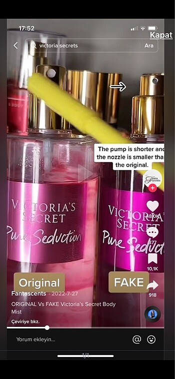 victoria?s secret vücut spreyi - Görsel 5