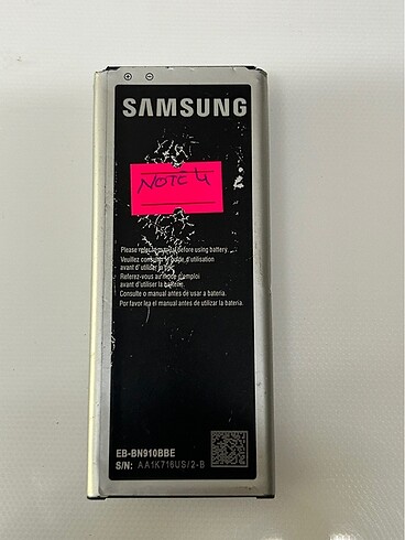 Samsung Galaxy Note 4 Batarya