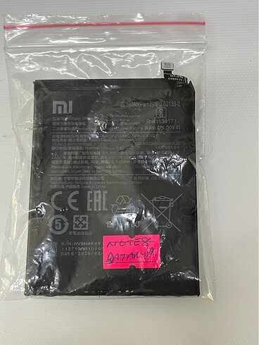 Xiaomi Redmi Note 8 Batarya