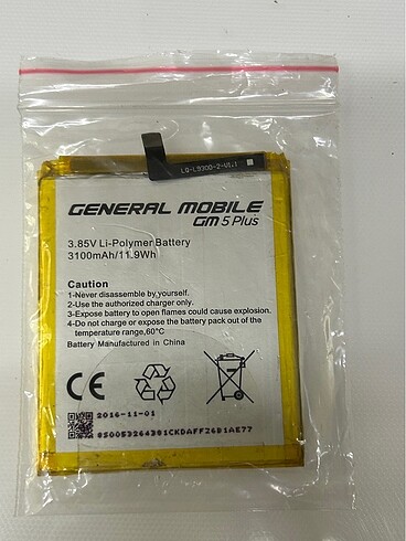General Mobile Gm 5 Batarya
