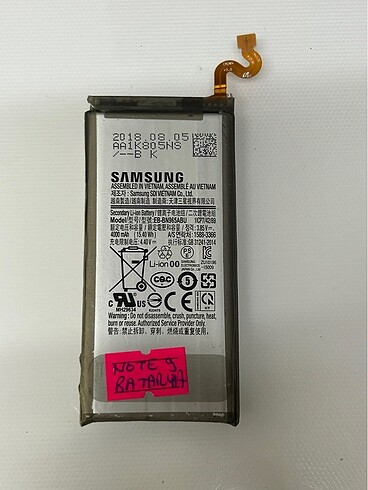 Samsung Galaxy Note 9 Batarya