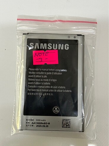 Samsung Galaxy Note 3 Batarya