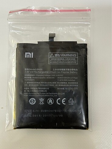 Xiaomi Redmi 4A Batarya