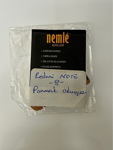 Xiaomi Redmi Note 8 Parmak Okuyucu