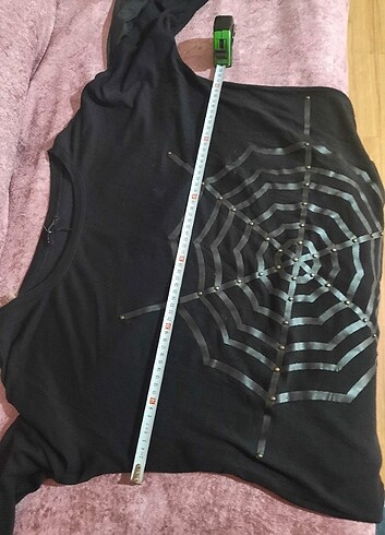 Deri detaylı bluz - Görsel 6