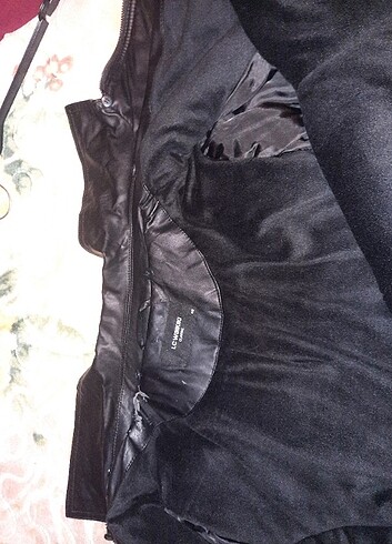 İçi sardonlu deri mont - Görsel 5