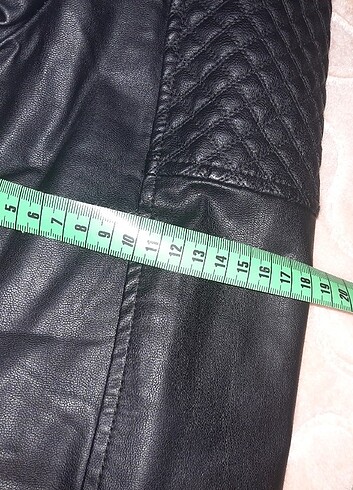 İçi sardonlu deri mont - Görsel 9