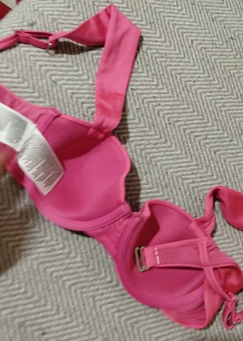 Pembe Strappy Bikini Üstü - Görsel 3