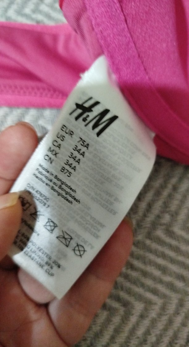 Pembe Strappy Bikini Üstü - Görsel 4