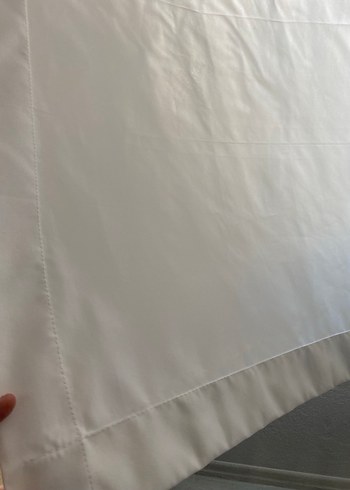 Beyaz Düz Güneşlik Perde - Görsel 3