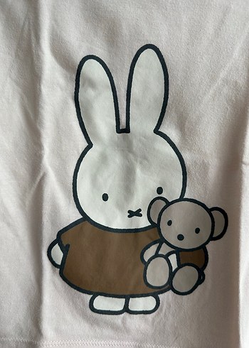 Kız Bebek Baskılı Kısa Kollu Tişört - Görsel 4