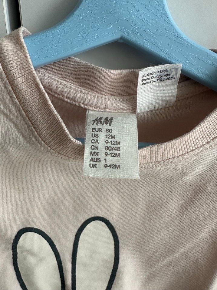 Kız Bebek Baskılı Kısa Kollu Tişört - Görsel 2