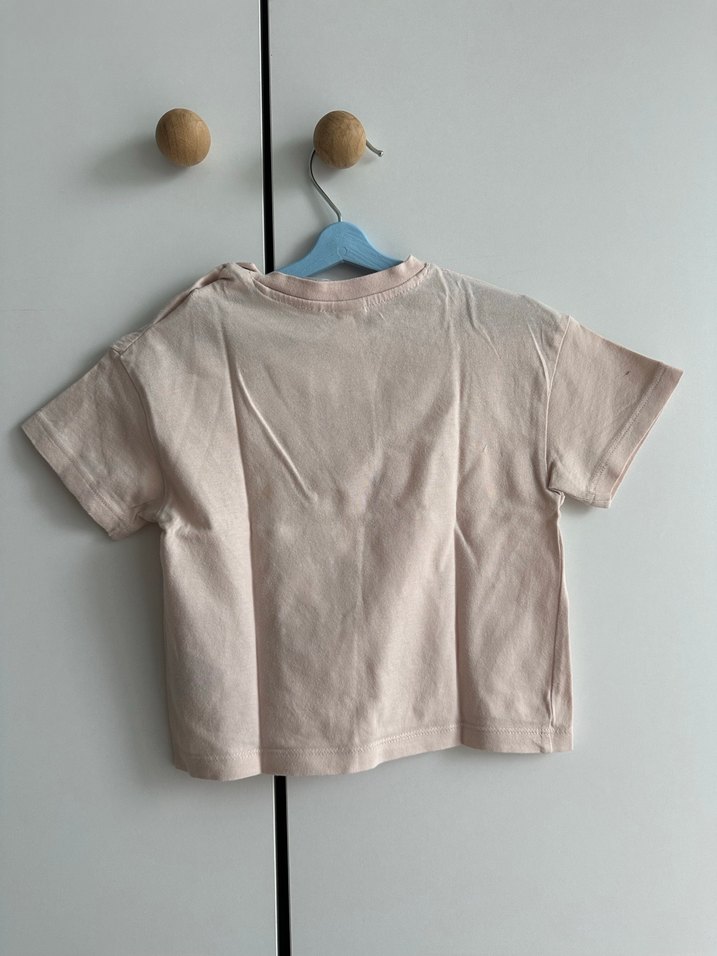 Kız Bebek Baskılı Kısa Kollu Tişört - Görsel 5