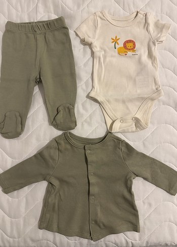 Bebek Erkek Pamuklu 3 Parça Takım - Görsel 2