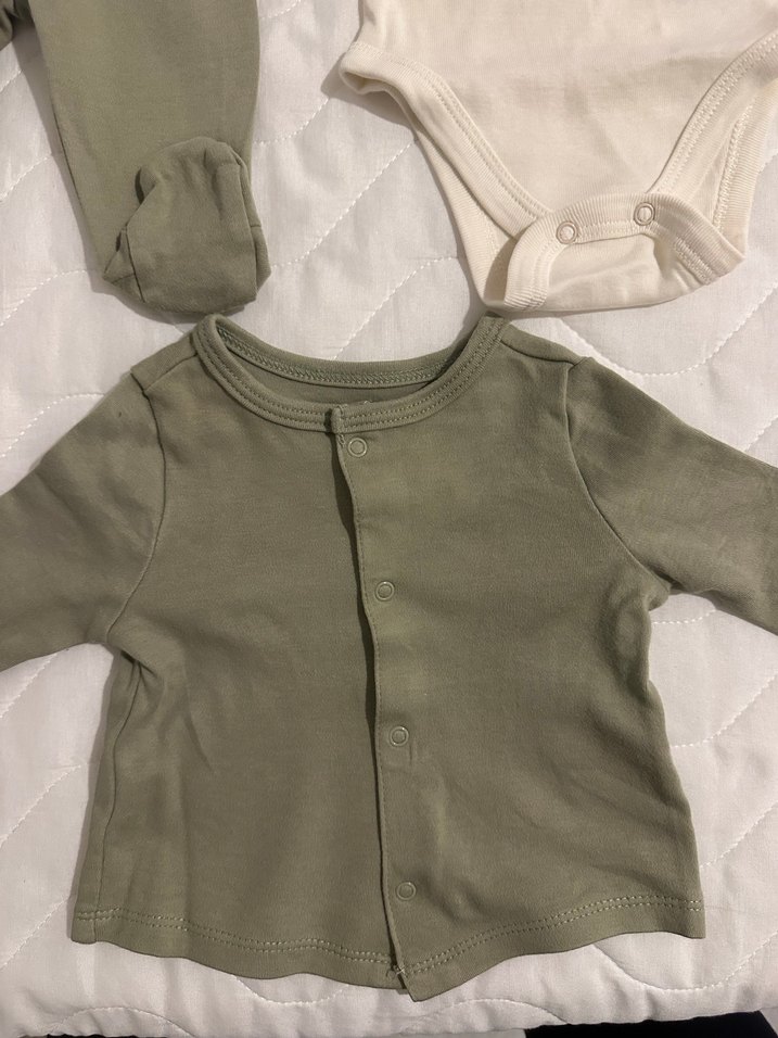 Bebek Erkek Pamuklu 3 Parça Takım - Görsel 5