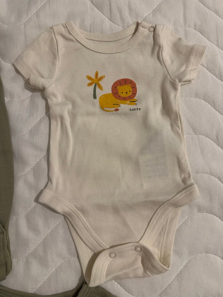 Bebek Erkek Pamuklu 3 Parça Takım - Görsel 4