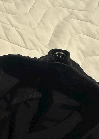 Siyah Bel Detaylı Hamile Midi Şort - Görsel 5