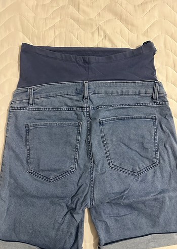 Mavi Hamile Denim Şort - Görsel 6