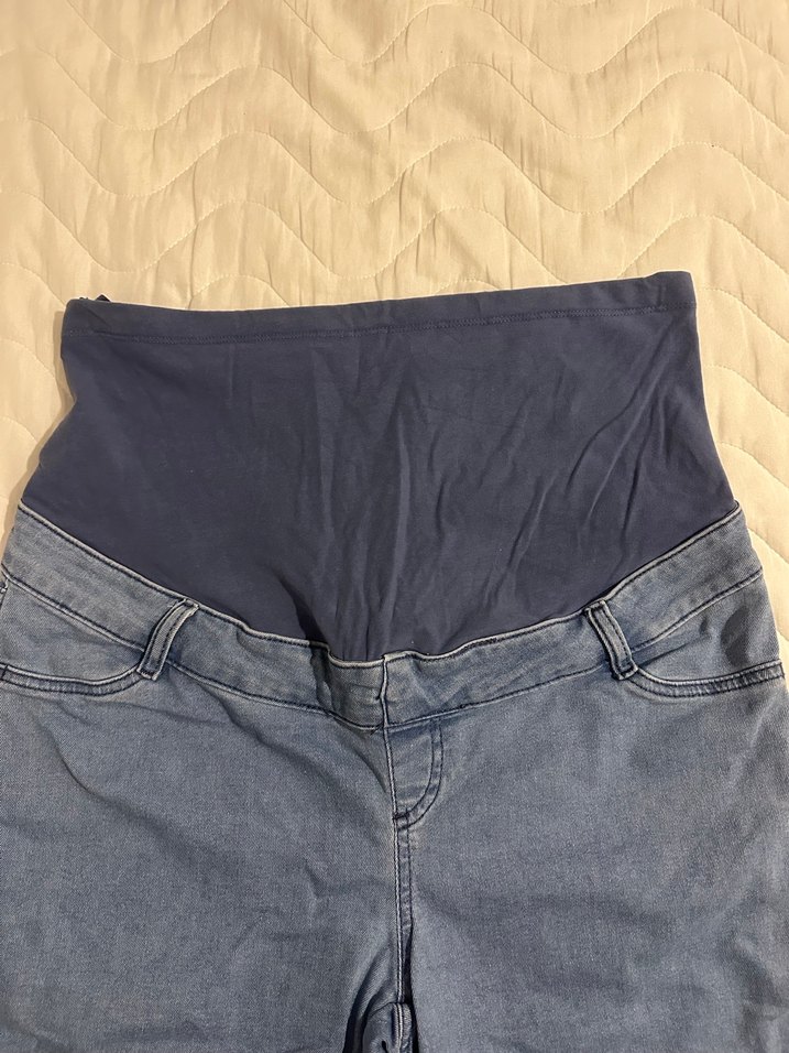 Mavi Hamile Denim Şort - Görsel 3