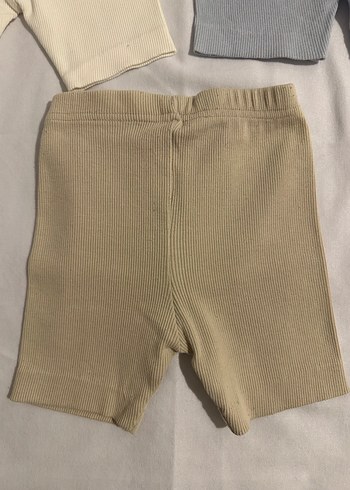 Kız Çocuk Basic Pamuklu Şort Seti - Görsel 5