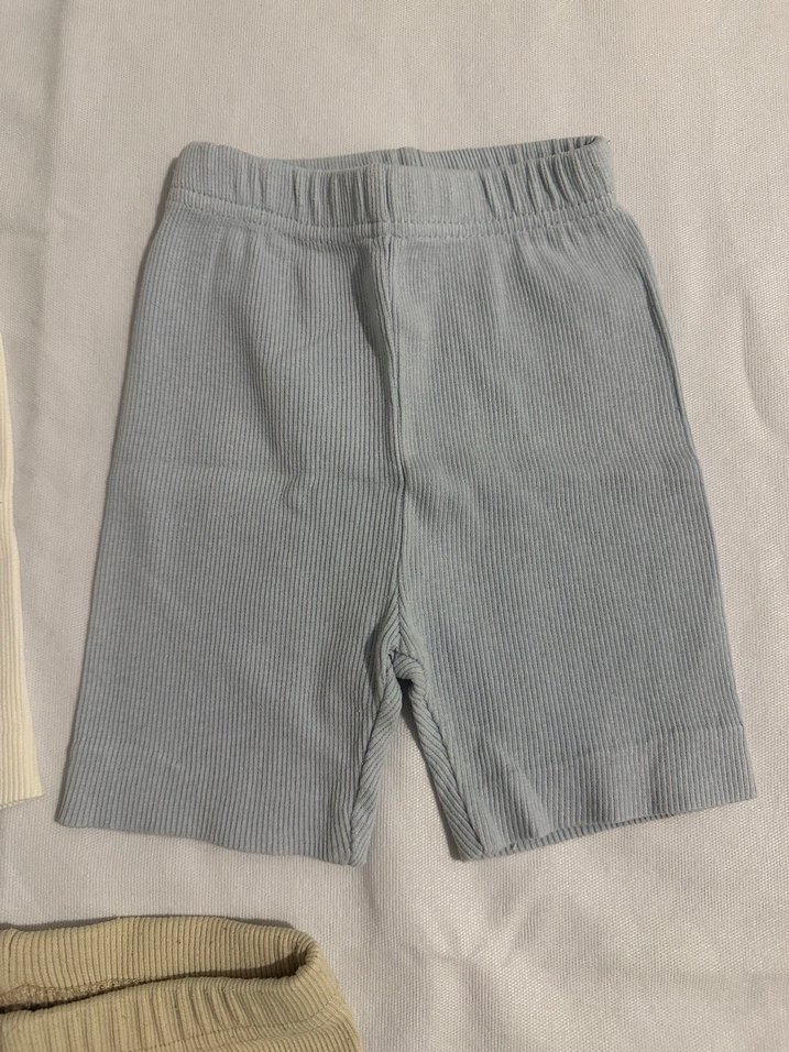 Kız Çocuk Basic Pamuklu Şort Seti - Görsel 4