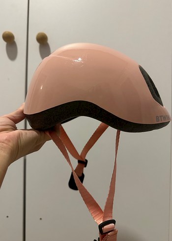 Pembe Pastel Biker Çocuk Kask - Görsel 4