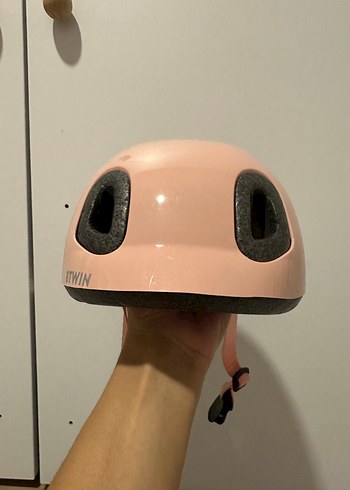 Pembe Pastel Biker Çocuk Kask - Görsel 2